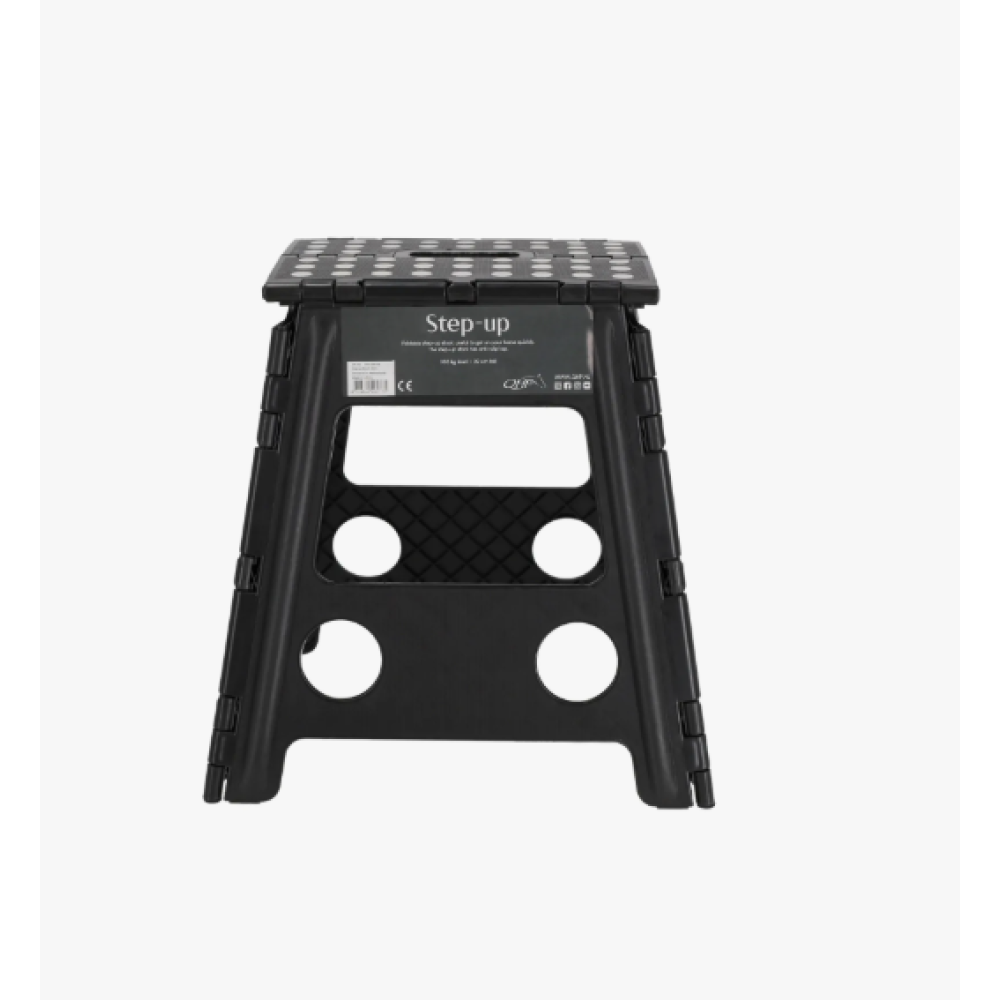 FOLDING STEP STOOL QHP (Black)