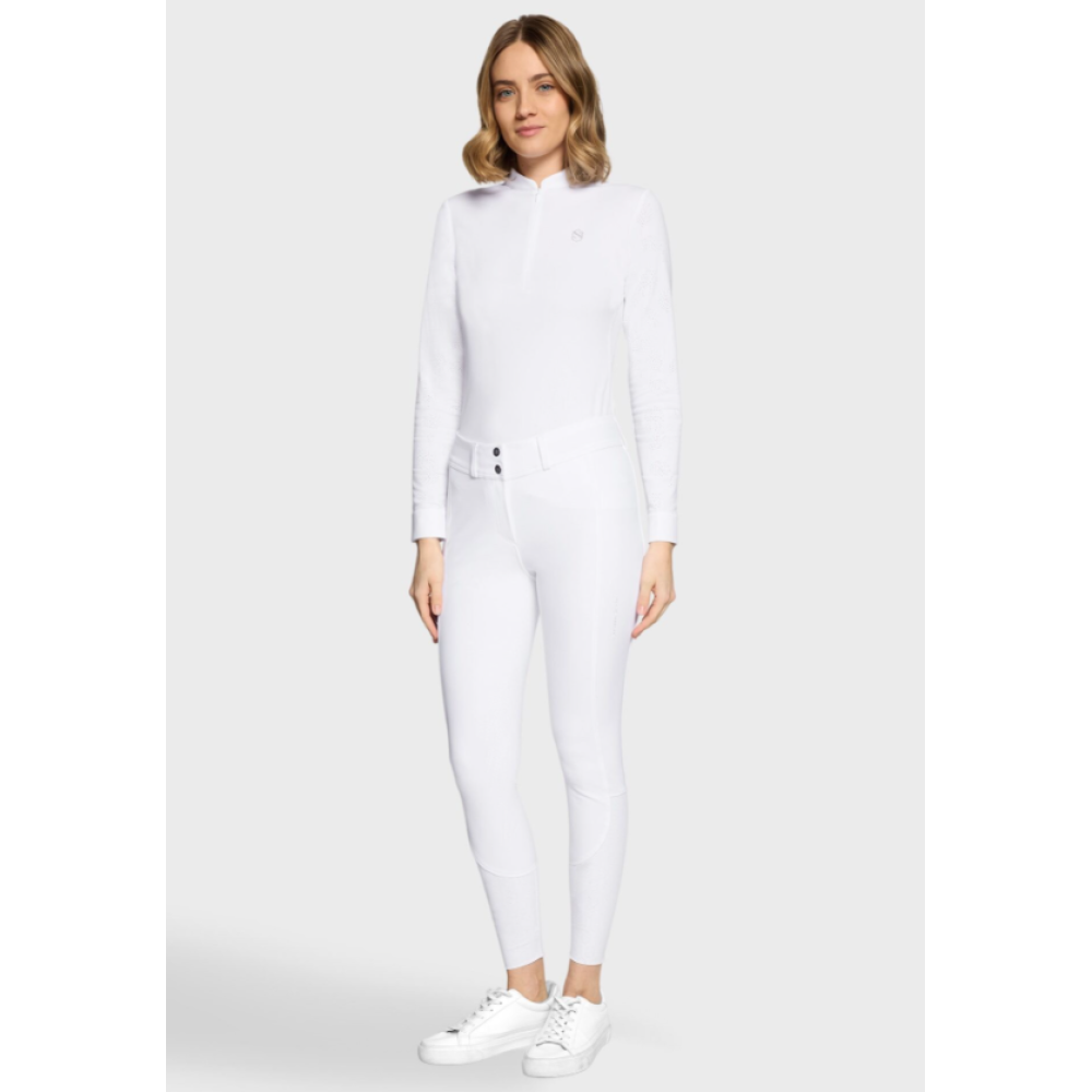 RIDING BREECHES SAMSHIELD AURELIE AIR FULL GRIP (White)