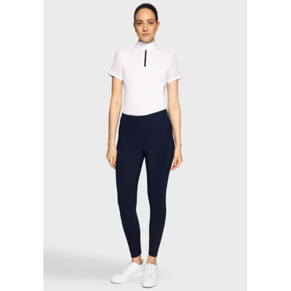 RIDING BREECHES SAMSHIELD AURELIE AIR KNEE GRIP (Sapphire)