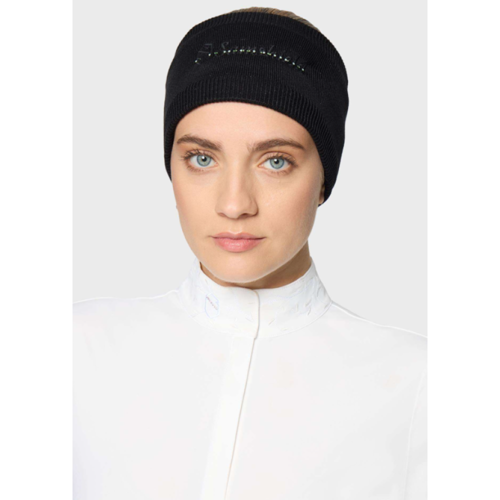 HEADBAND SAMSHIELD AMALIE CRYSTAL (Black/Lurex)
