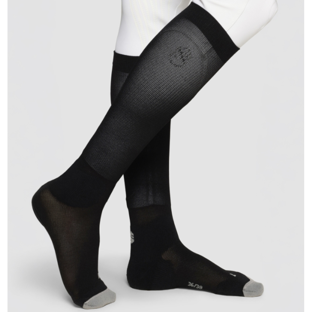 RIDING SOCKS SAMSHIELD BALZANE CRYSTAL BLAZON (Black)