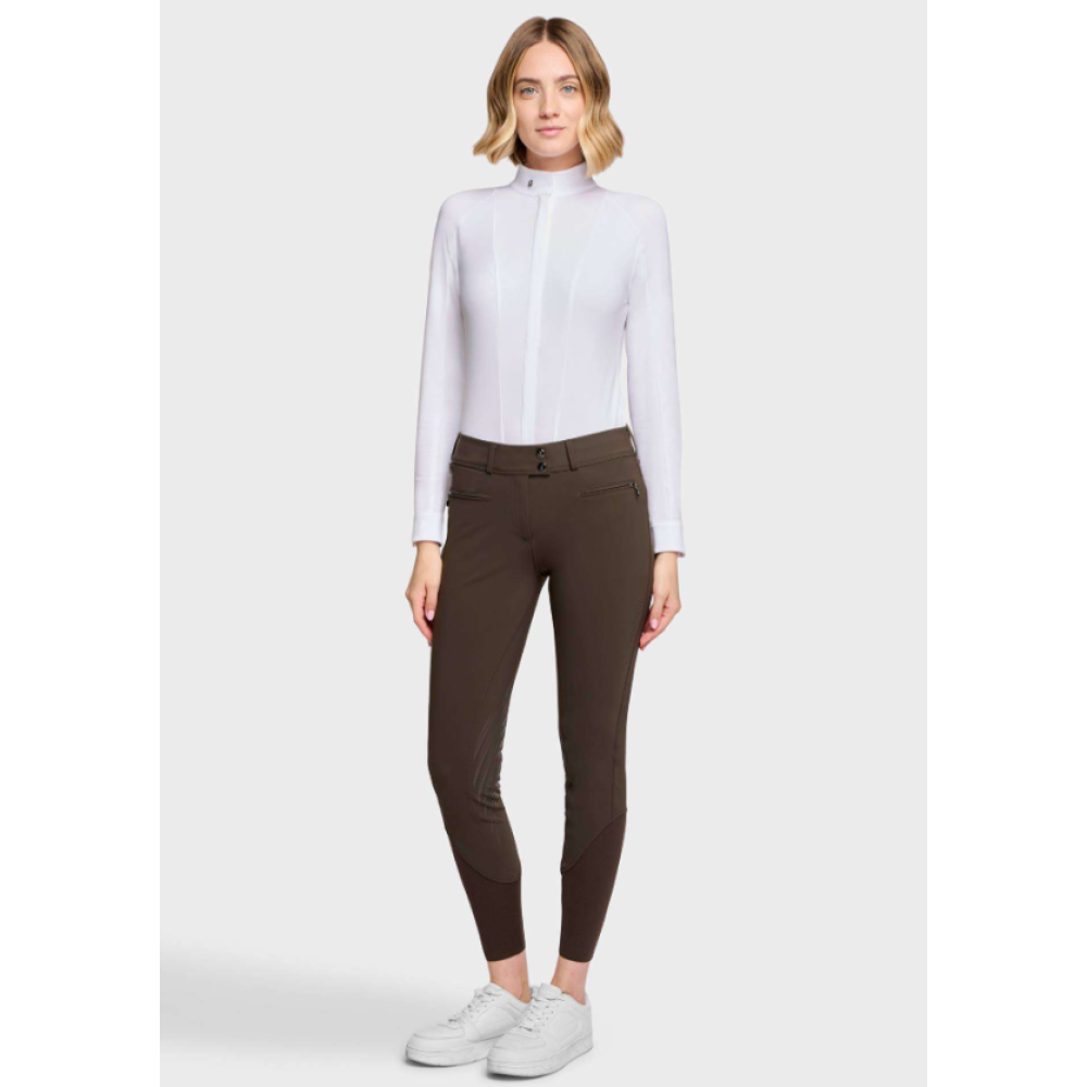RIDING BREECHES SAMSHIELD CHLOE 3D KNEE GRIP (Mocha)
