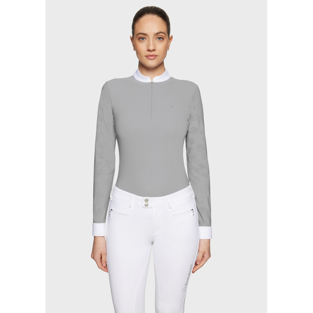 VARŽYBINIAI MARŠKINĖLIAI SAMSHIELD LOUISON AIR (Light Grey)