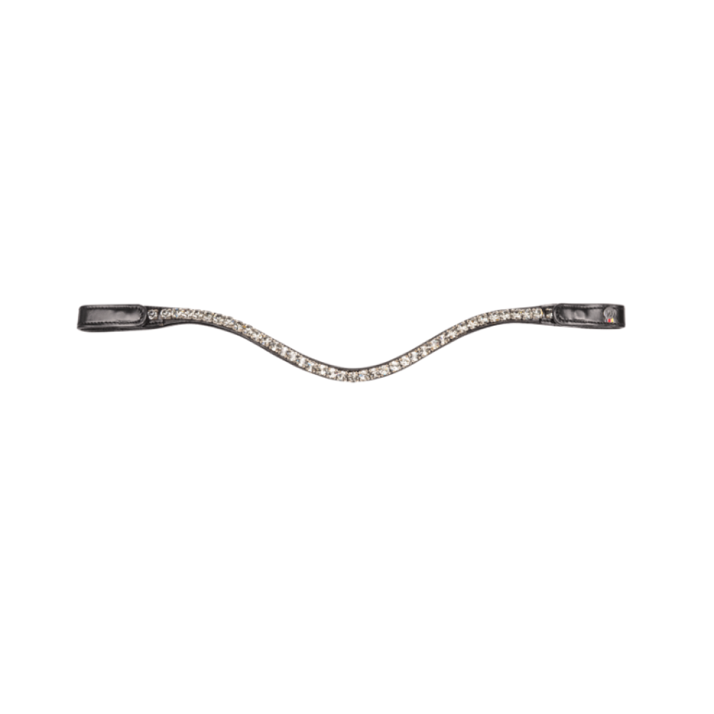KARŪNĖLĖ WALDHAUSEN X-LINE SHINE BROWBAND (Juoda)