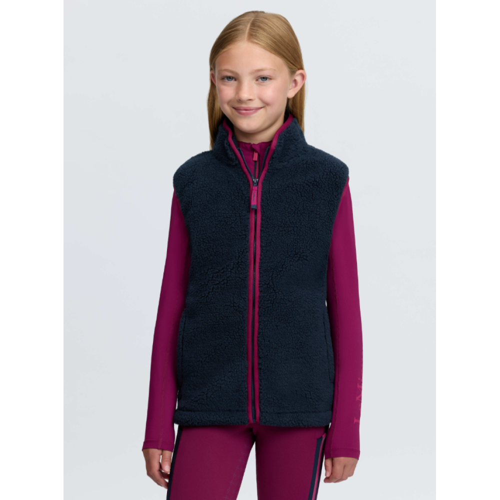 LEMIEUX YOUNG RIDER TRINITY TEDDY GILET (Navy)