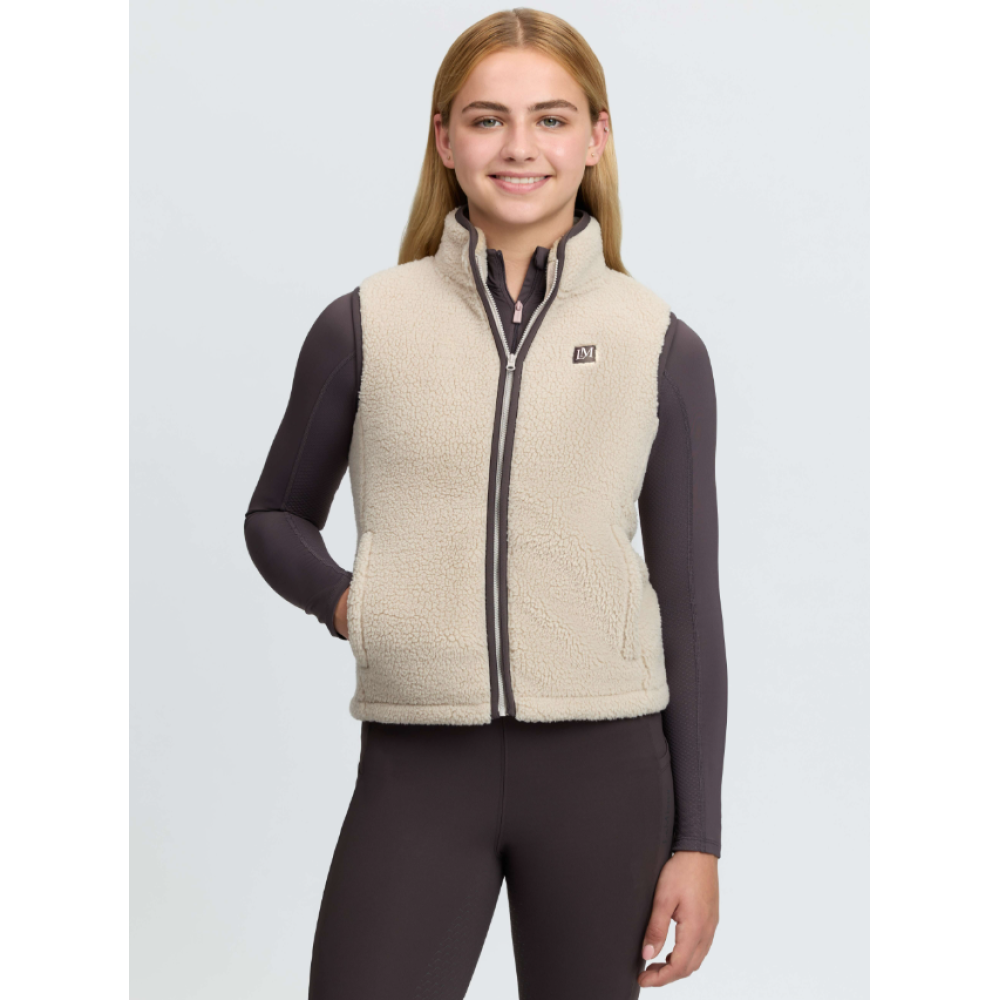 LEMIEUX YOUNG RIDER TRINITY TEDDY GILET (Stone)