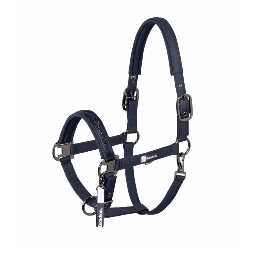 HEADCOLLAR ESKADRON SPARKLE JEWEL DOUBLE PIN (Navy)