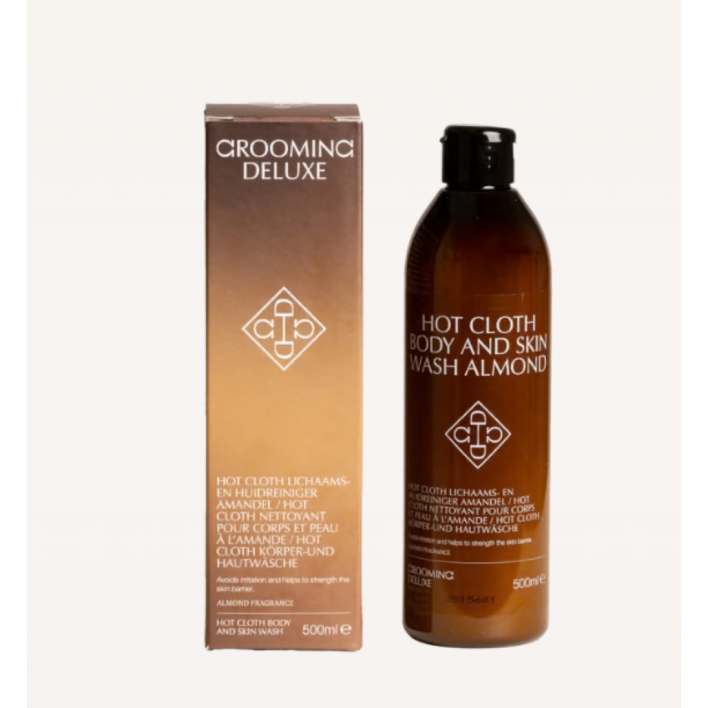  PRAUSIKLIS GROOMING DELUXE HOT CLOTH BODY AND SKIN WASH 500ML