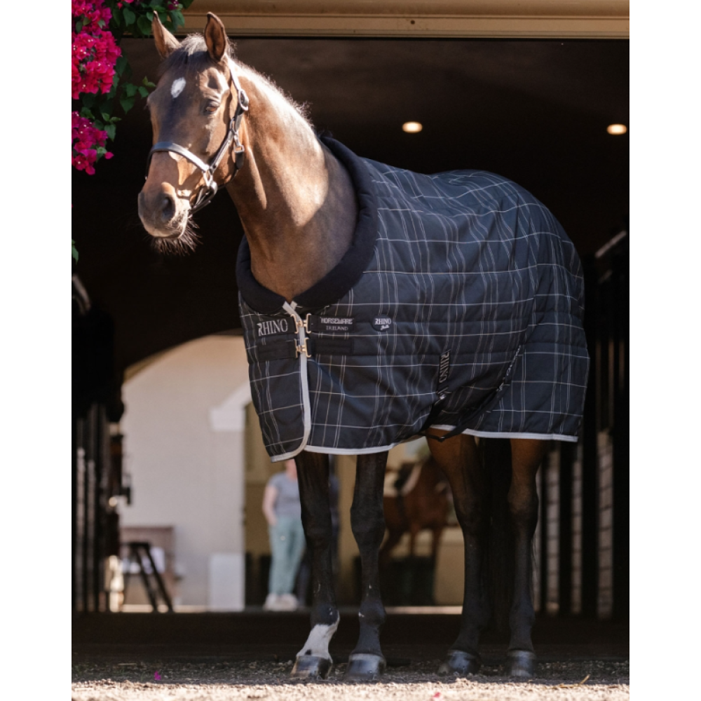 GARDO GŪNIA HORSEWARE RHINO VARI-LAYER 250g (Black/Grey & White Check & Gray)