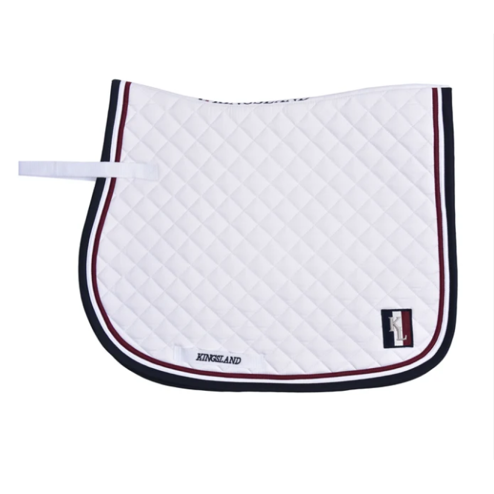 POBALNIS KINGSLAND CLASSIC JUMPING SADDLE PAD (Balta)
