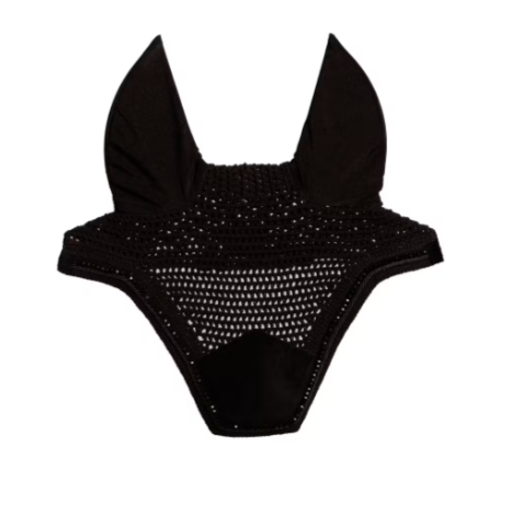FLY VEIL KENTUCKY WELLINGTON VELVET PEARLS (Black)