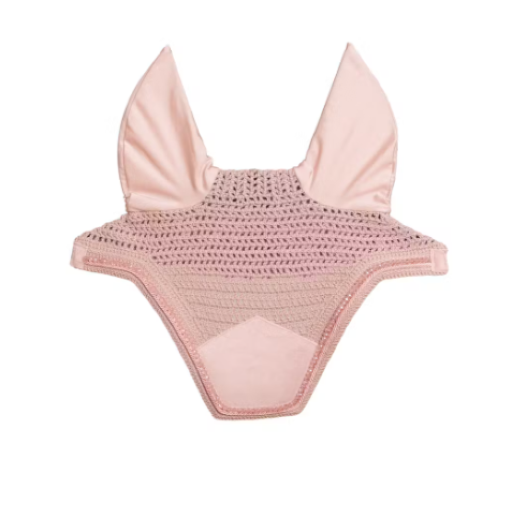 FLY VEIL KENTUCKY WELLINGTON VELVET PEARLS (Pink)