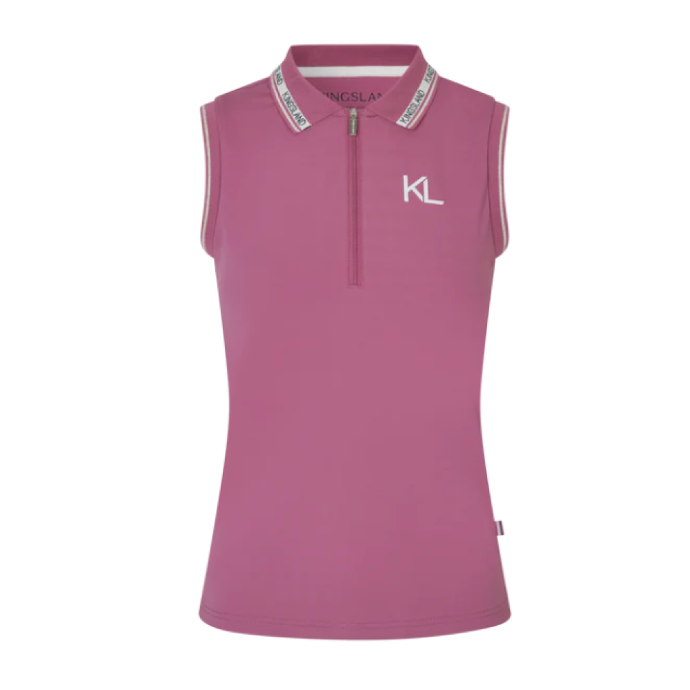 ФУТБОЛКА KINGSLAND LADIES KLNAIRA PIQUE SLEEVELSS POLO (Pink)