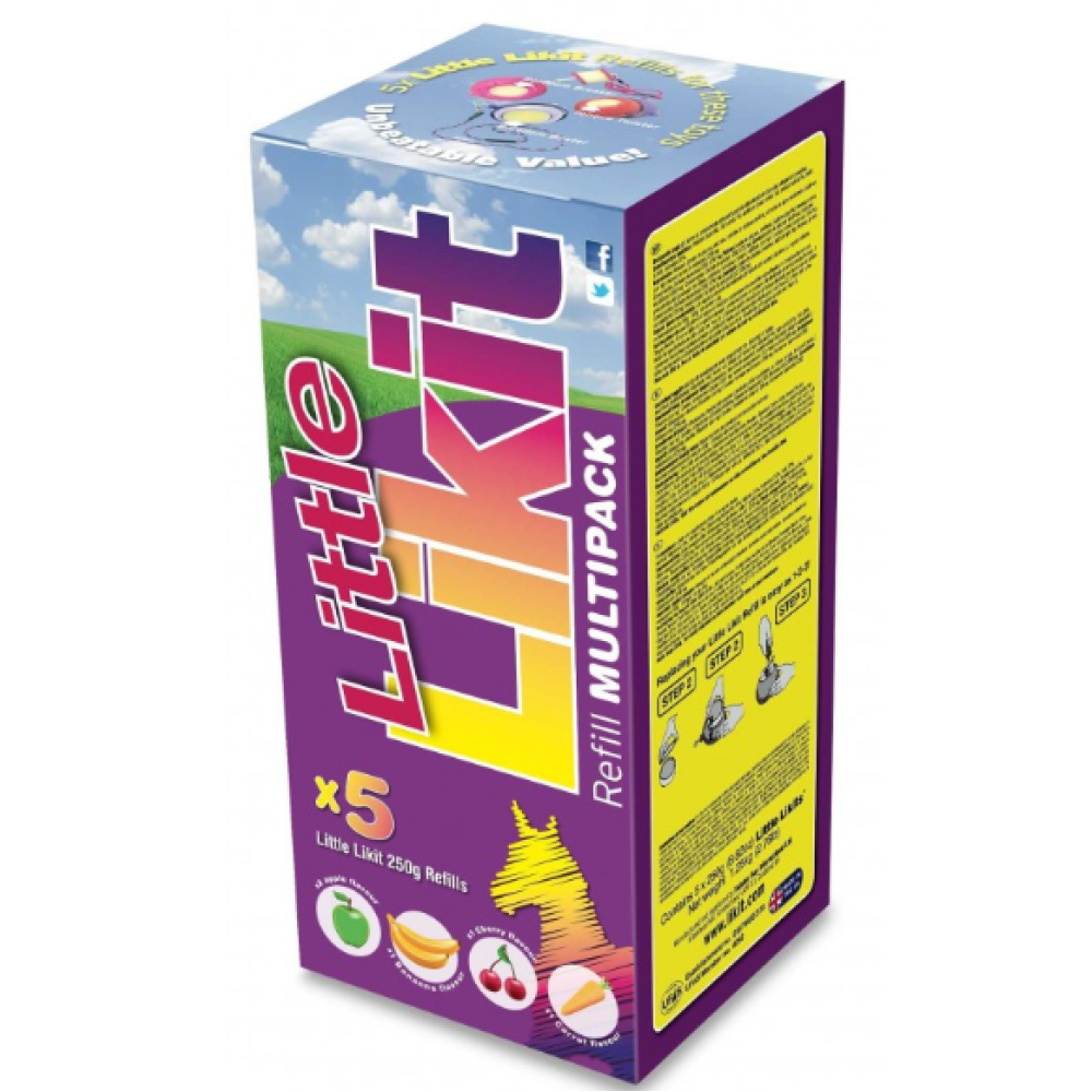 LICK LIKIT LITTLE REFILL MULTIPACK 5X250G