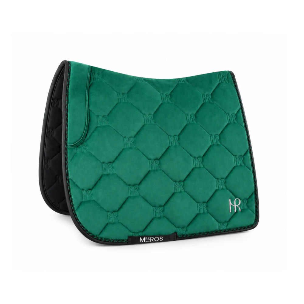 MRS.ROS DRESSAGE SADDLE PAD (Forest Green)