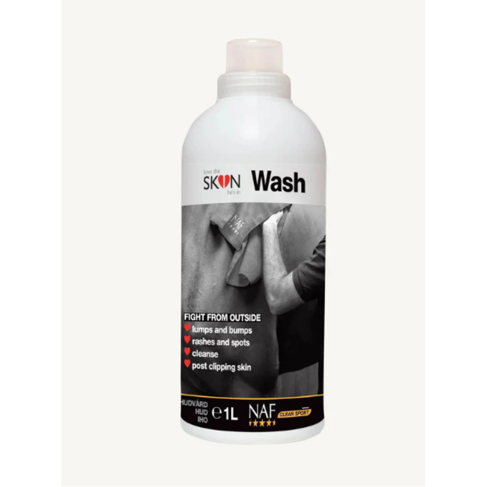 PRAUSIKLIS ŽIRGAMS NAF LTSTI SKIN WASH 1 L