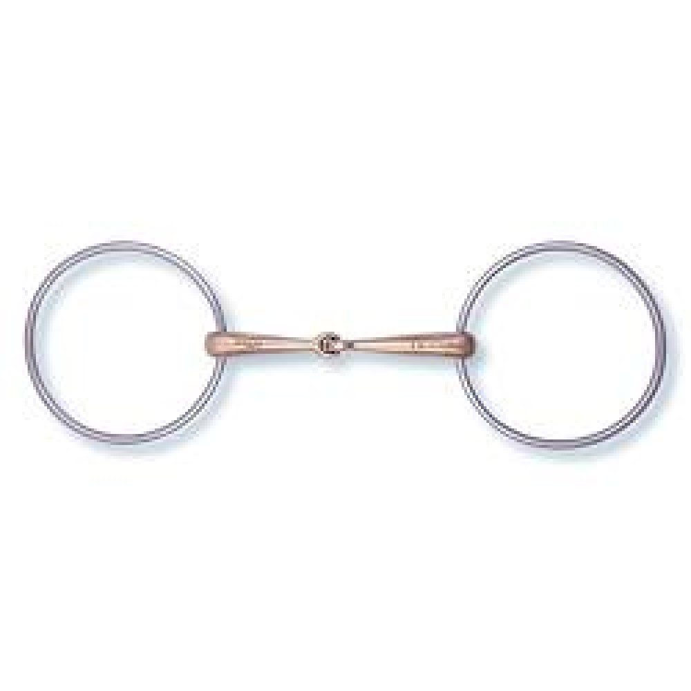 ŽĄSLAI STUBBEN SINGLE JOINTED SNAFFLE BIG RINGS 2426 (Bandomieji)