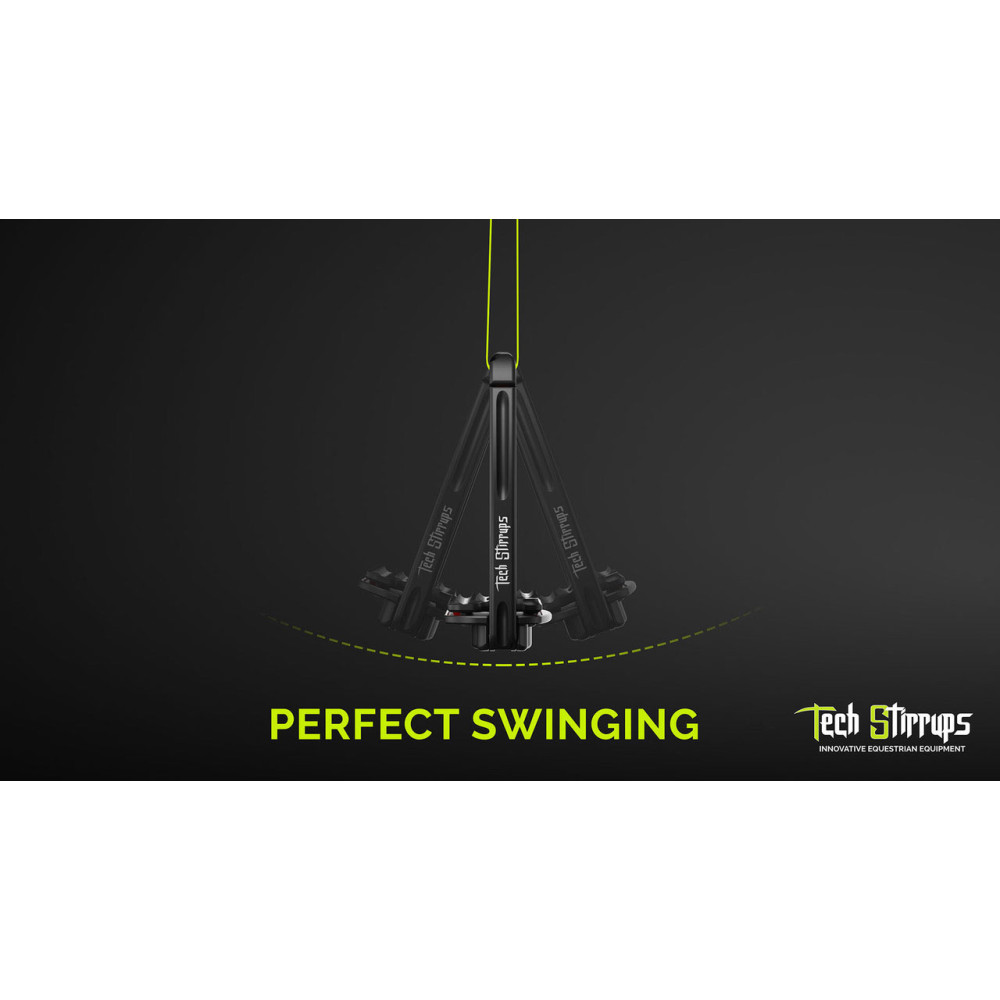 STIRRUPS TECHSTIRRUPS VENICE PLUS EVO SAFETY (Black/Silver)-6
