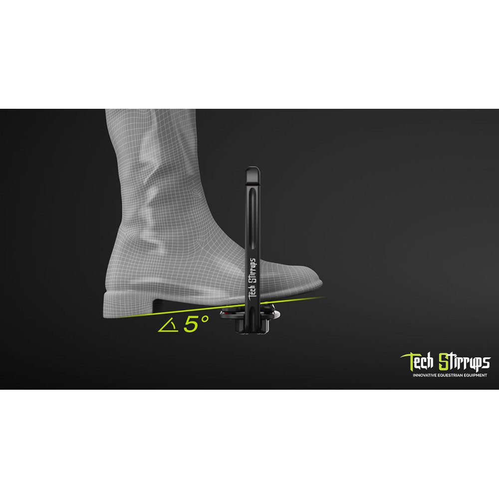 STIRRUPS TECHSTIRRUPS VENICE PLUS EVO SAFETY (Black/Silver)-6