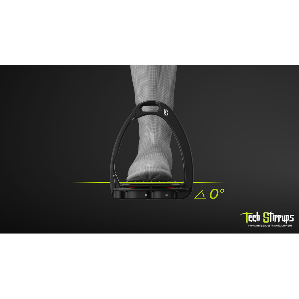STIRRUPS TECHSTIRRUPS VENICE PLUS EVO SAFETY (Black/Silver)-6
