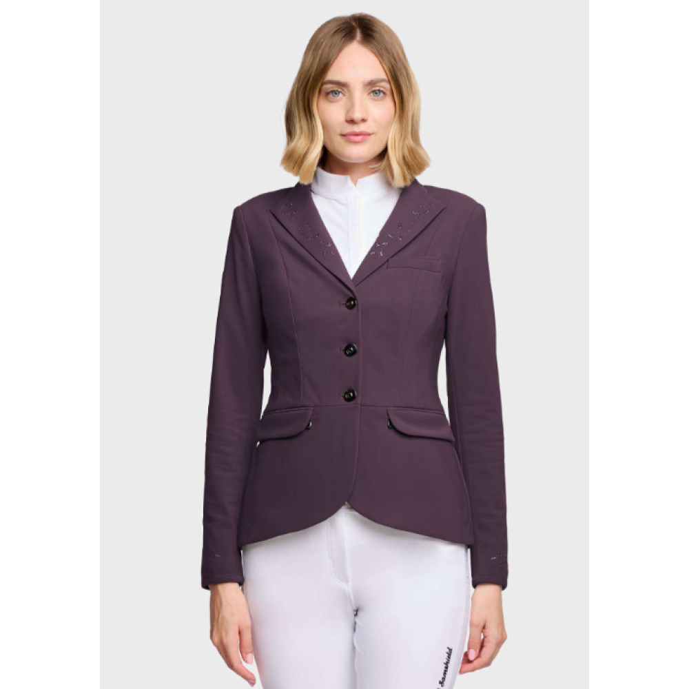 WOMEN'S COMPETITION JACKET SAMSHIELD VICTORY FLORAL (Black Cherry)