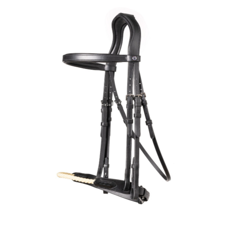 KAMANOS TRUST EQUESTRIAN ST.GALLEN ROPE NOSEBAND (Juoda)