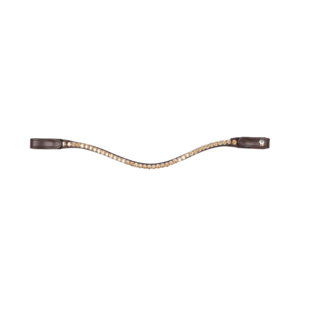BROWBAND WALDHAUSEN X-LINE SHINE (Brown/Toffee)
