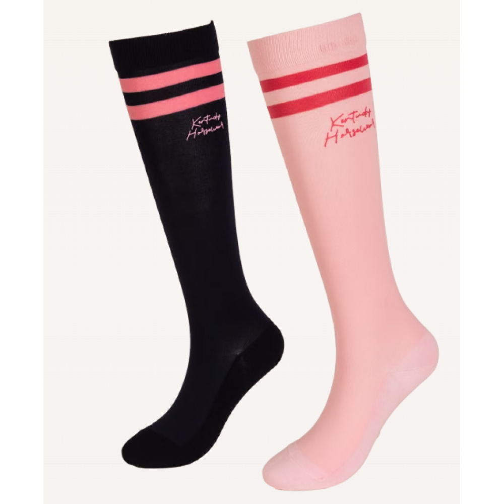 JOJIMO KOJINĖS KENTUCKY STRIPES SET OF 2 (Mėlyna/Rožinė)
